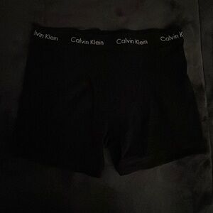 Calvin Klein medium sized black trunks
